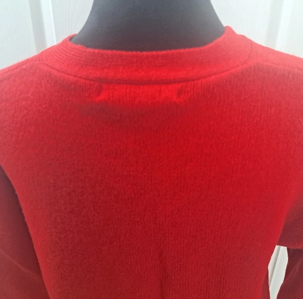 Parker of Vienna 100% Lambswool Red Cardigan